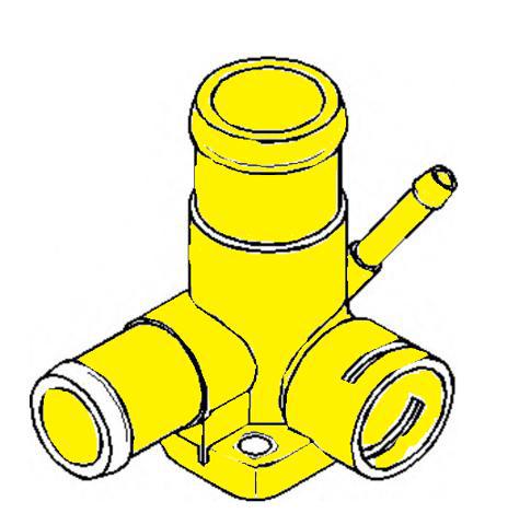 P0144 ACS flange do sistema de esfriamento (união em t)