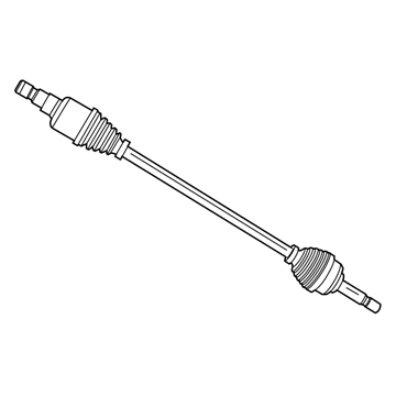 Полуось задняя, левая Chrysler 4743819AC