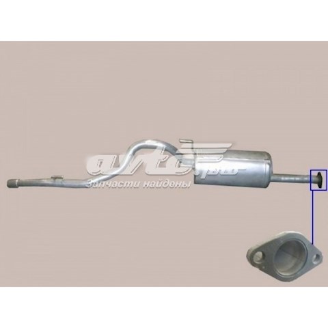 Глушитель, центральная часть Great Wall 1201210F00B1 цена, от 104.24 USD