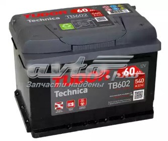 Купить Аккумулятор Tudor Емкость 60А/ч TB602