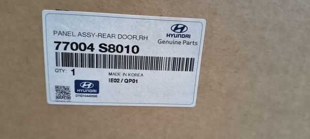 Купить 77004S8010 Hyundai/Kia Дверь задняя в сборе