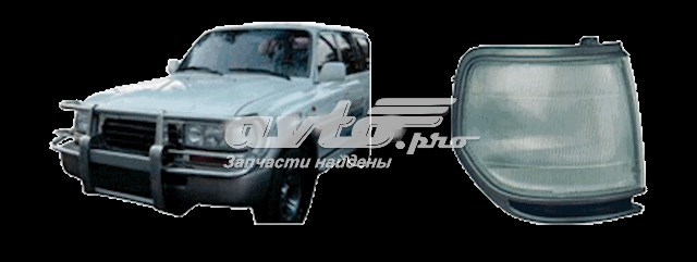  Габарит (указатель поворота) правый Toyota Land Cruiser 