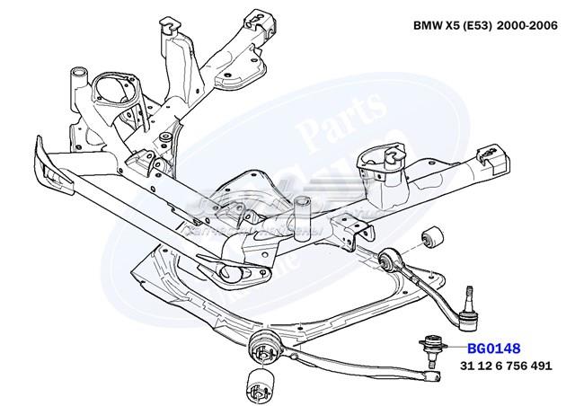 BG0148 Belgum Пыльник опоры шаровой нижней