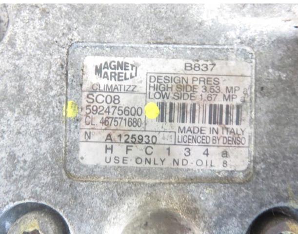 Компрессор кондиционера 592475600 Magneti Marelli