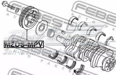 Шків колінчастого вала MZDSMPV FEBEST