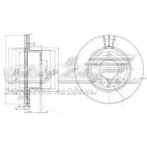 BG3900C Delphi disco do freio dianteiro