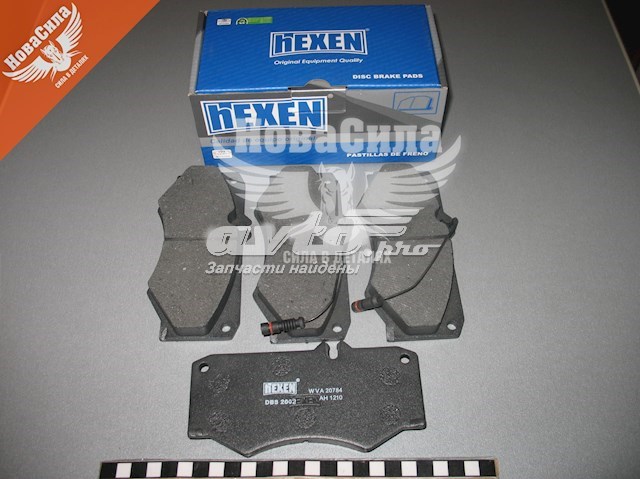 Колодки тормозные передние дисковые HEXEN DBS2002