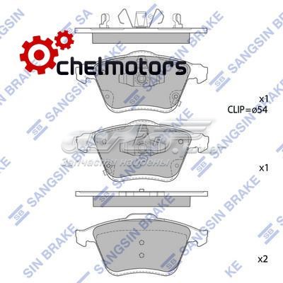 Передние тормозные колодки SP1768 Sangsin