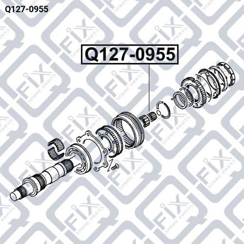  Rolamento da árvore primária da Caixa de Mudança Mitsubishi Pajero SPORT I SUV (K90) (1996 - 2009) SPORT I