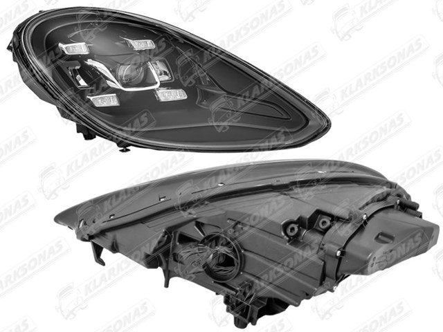 Правая фара 971941032F Porsche