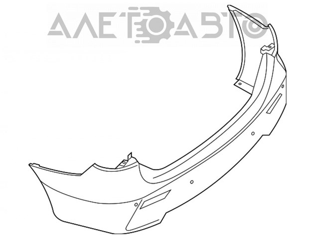 Бампер задний FPS FP3320950 цена, от 280.94 USD