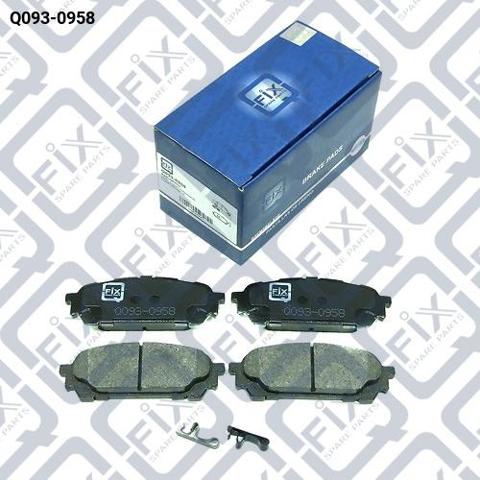 Колодки дисковые  Q-fix Q0930958 цена, от 10.33 USD