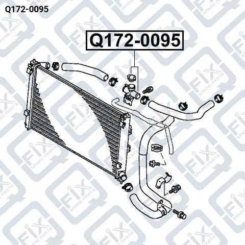 Крышка радиатора Q1720095 Q-fix