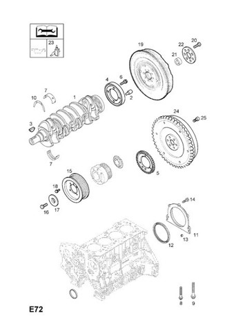 Зубчатый венец датчика положения коленвала General Motors 5616023 цена, от 46.20 USD