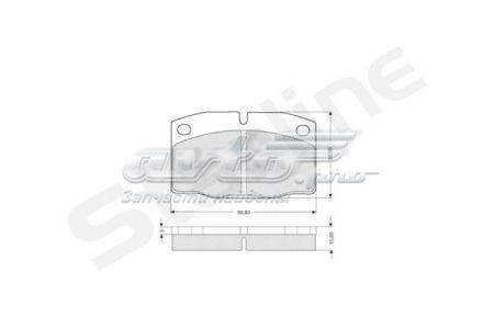 Колодки Starline BDS021 цена, от 9.14 USD
