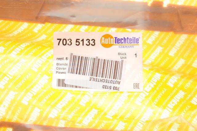 7035133 Autotechteile Рамка решетки переднего бампера
