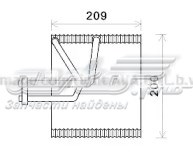 96804689 General Motors vaporizador de aparelho de ar condicionado