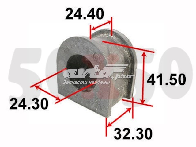 Втулка переднего стабилизатора Tenacity ASBMA1006 цена, от 2.25 USD