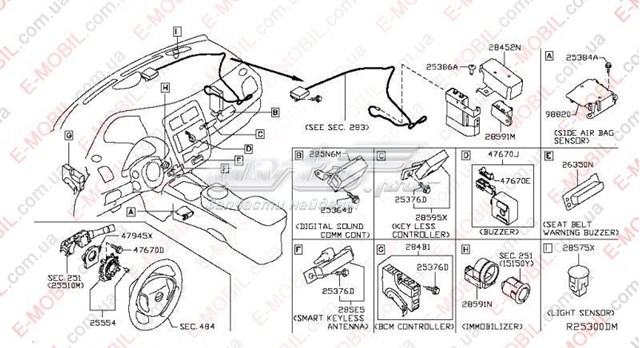 Купить TWC1G154 Nissan/Infiniti 