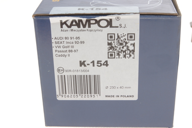 Тормоза рабочие задние ножные и тормозные барабаны Kampol K154 цена, от 25.32 USD