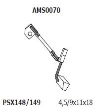 Щітки стартера AMS0070 MAGNETI MARELLI