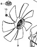 1711180JA0000 Suzuki вентилятор (крыльчатка радиатора охлаждения)