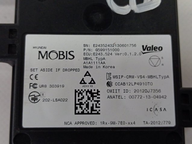 G599151000 Hyundai/Kia 