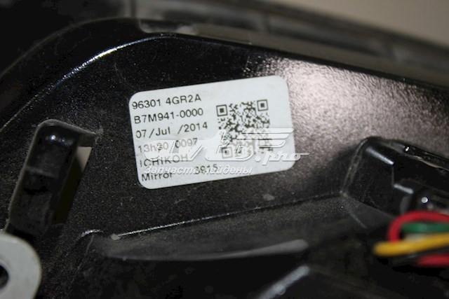 Правое зеркало 963014GR2A Nissan/Infiniti