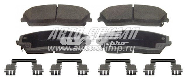 Колодки тормозные передние дисковые WAGNER QC1056