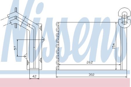 Теплообмінник 73972 NISSENS