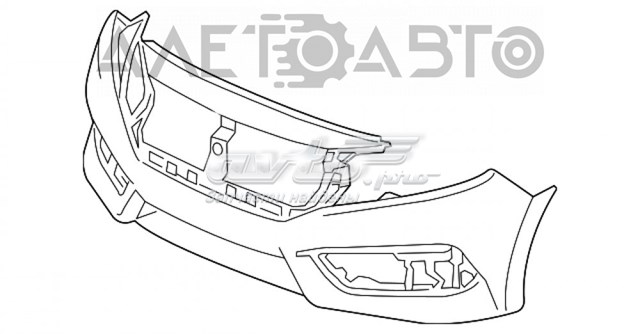 Pára-choque dianteiro Honda Civic X sedan (FC) (2015 - 2021) X