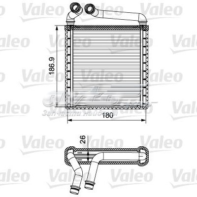 Теплообмінник 811500 VALEO