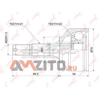 ШРУС наружный передний правый CO3795 Lynxauto