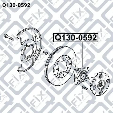 Подшипник ступицы Q1300592 Q-fix