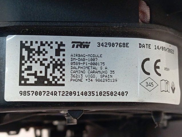  985700724R Renault (RVI)