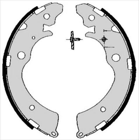 Купить BC05690 Starline Колодки тормозные