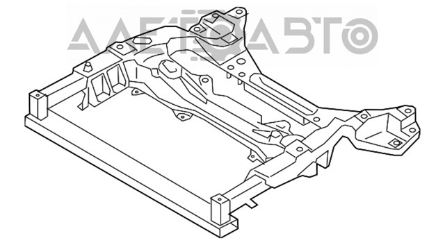 544014GA1A Nissan viga de suspensão dianteira (plataforma veicular)