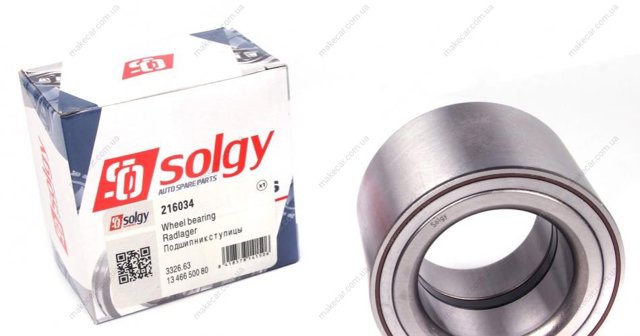 Подшипник ступицы задней, наружный Solgy 216034