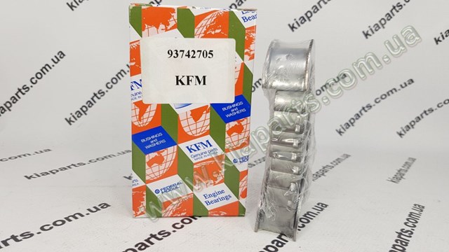 Коренные вкладыши коленвала комплект (STD) KFM 93742705