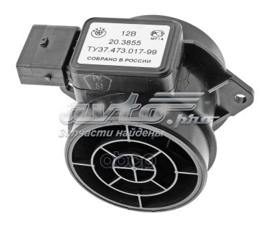 20.3855 GAZ sensor de fluxo (consumo de ar, medidor de consumo M.A.F. - (Mass Airflow))