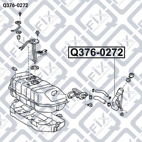 Заливная горловина топливного бака Q-fix Q3760272 цена, от 41.80 USD