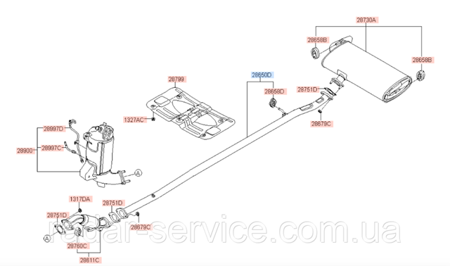 Купить 28650D3930 Hyundai/Kia 