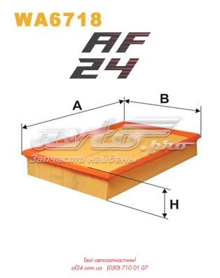 Фільтр повітряний WA6718WIX WIX