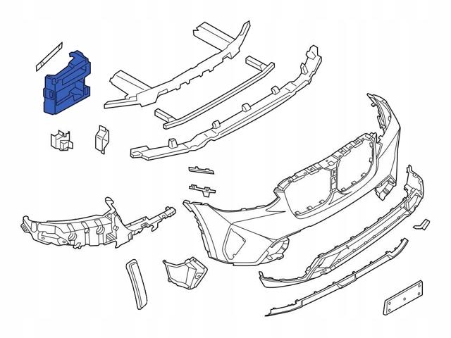 Кронштейн арки колеса (лонжерона) правый BMW 51117399916