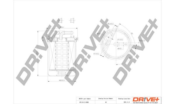 Топливный фильтр DP1110130065 Dr!ve+