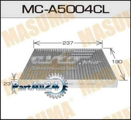 Фильтр салона MASUMA MCA5004CL