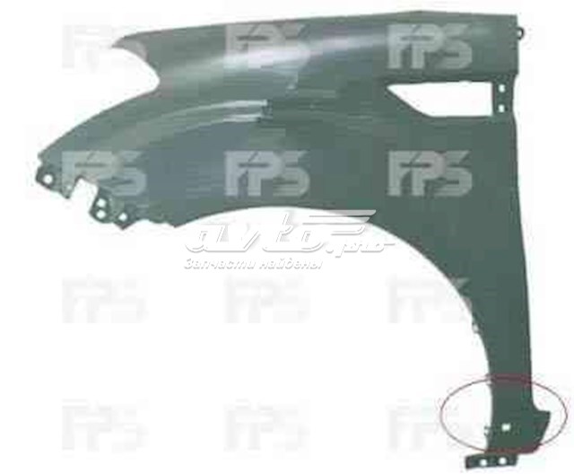 Крыло переднее левое FPS FP4022311 цена, от 41.41 USD