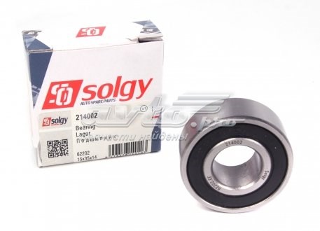 214002 Solgy Опорный подшипник первичного вала КПП (центрирующий подшипник маховика)