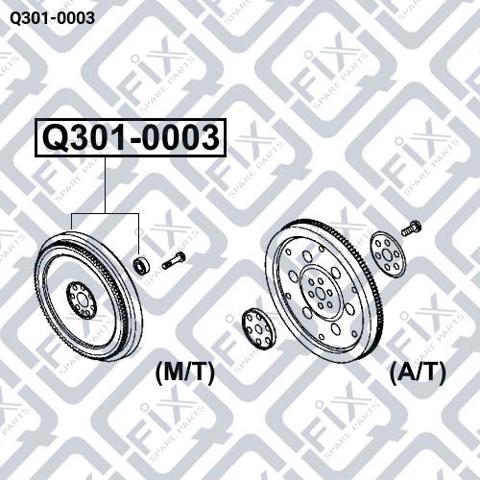 Маховик двигателя Q-fix Q3010003 цена, от 230.14 USD