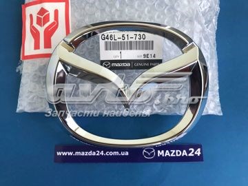 Эмблема решетки радиатора G46L51730 Mazda